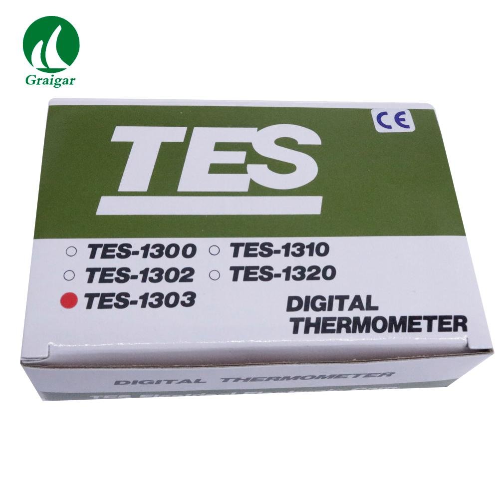 High Precision TES-1303 K Type Thermocouple Thermometer 9