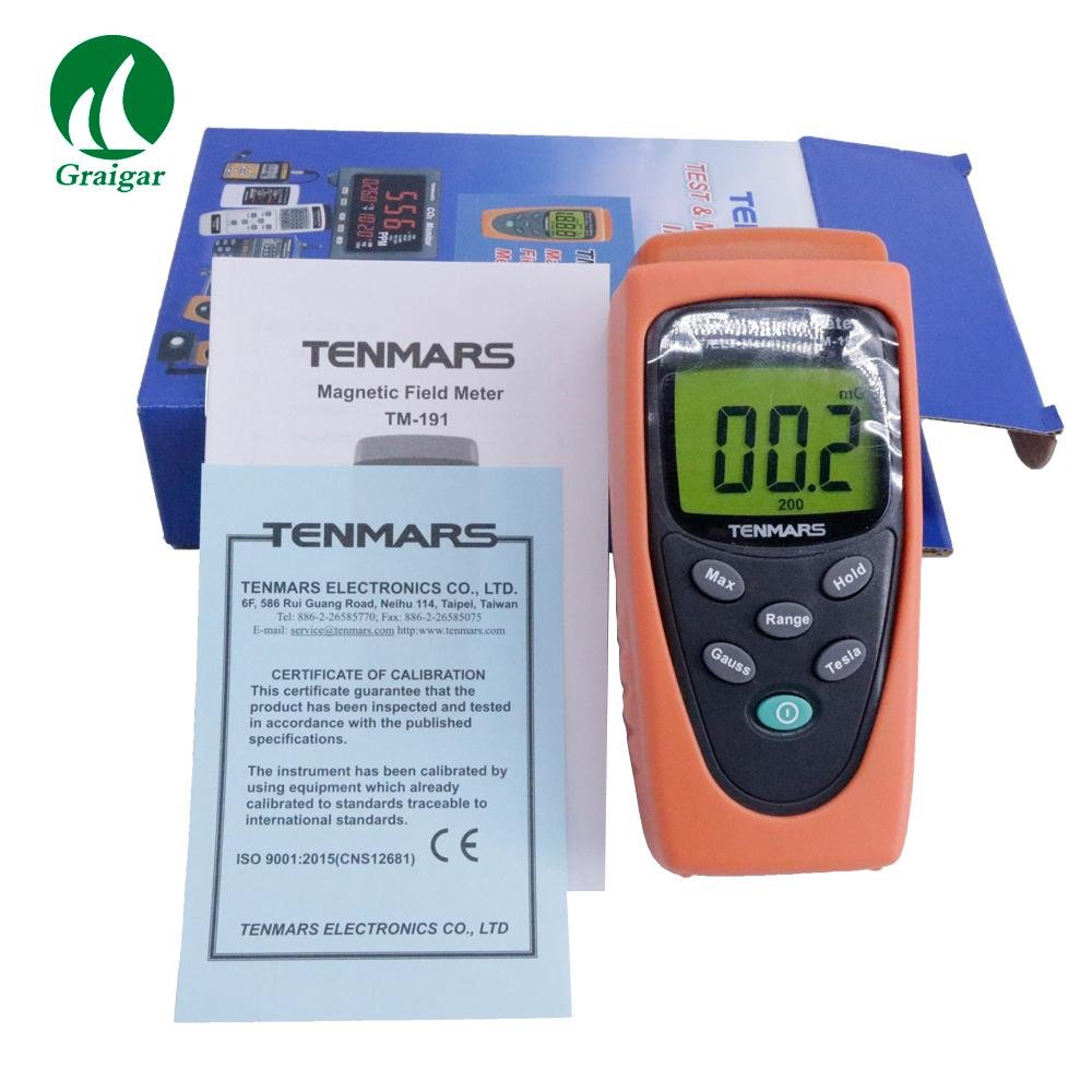 Tenmars TM-191 EMF Meter Magnetic Field Gauss Meter TM191 2