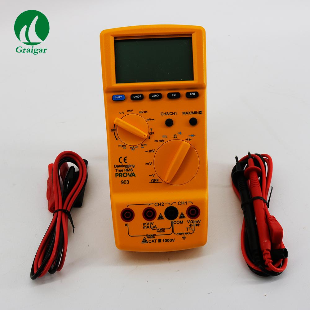 PROVA-903 Portable 2 Channels Digital MultiMeter Linear Scan 400times PROVA903 4