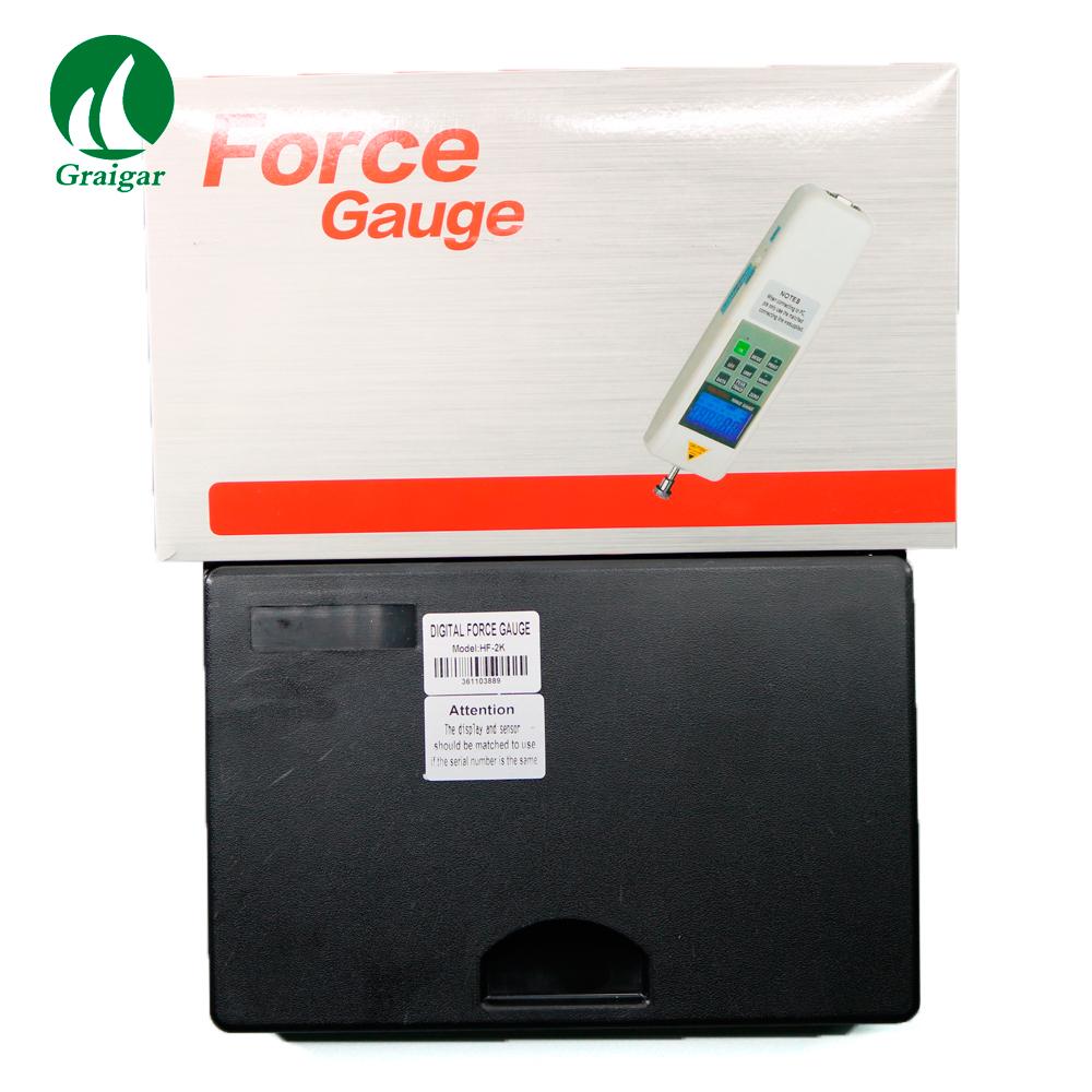 HF2K High Precision Digital Push Pull Force Gauge Showing Test Direction HF2000 HF2000