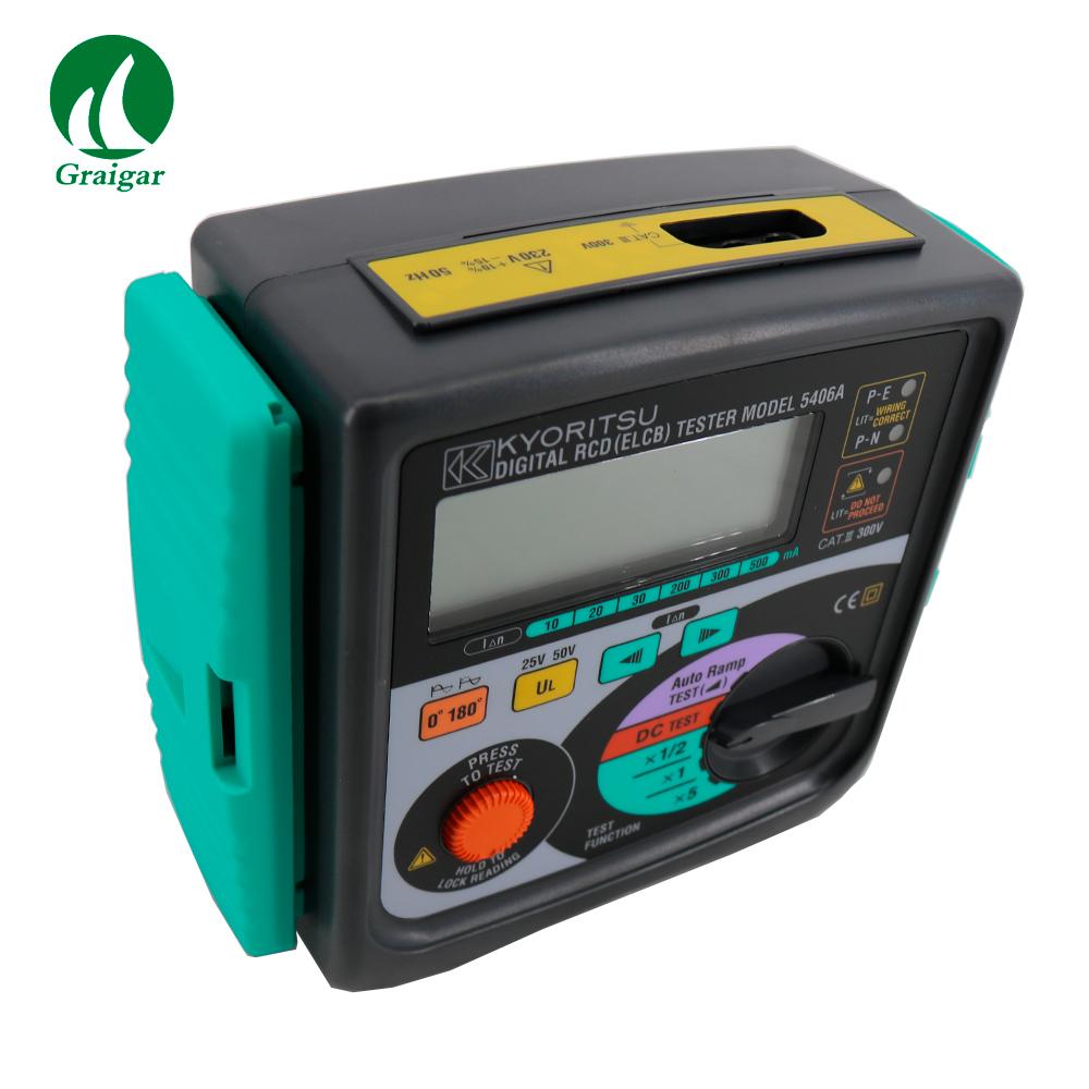 highest accuracy KYORITSU 5406A Digital RCD (ELCB) Testers Custom microprocessor 7