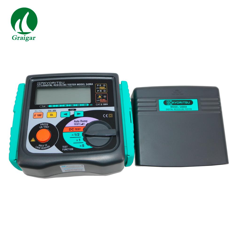 highest accuracy KYORITSU 5406A Digital RCD (ELCB) Testers Custom microprocessor 8