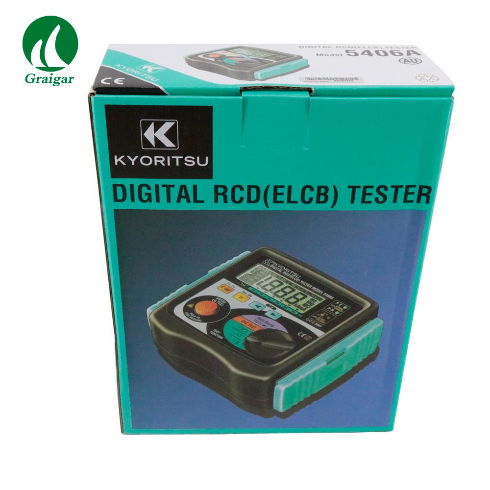 highest accuracy KYORITSU 5406A Digital RCD (ELCB) Testers Custom microprocessor 10