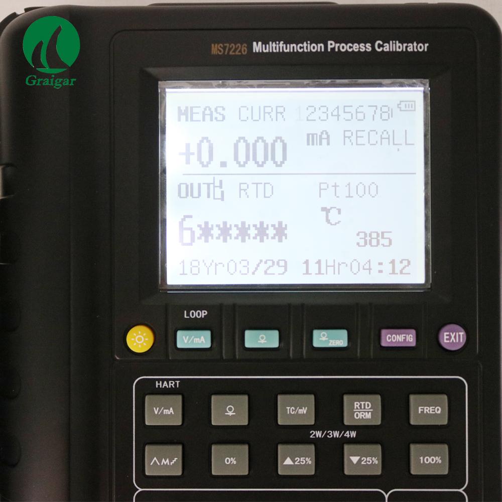 MS7226 High Precision Multifunction Thermocouple Process Calibrator  2