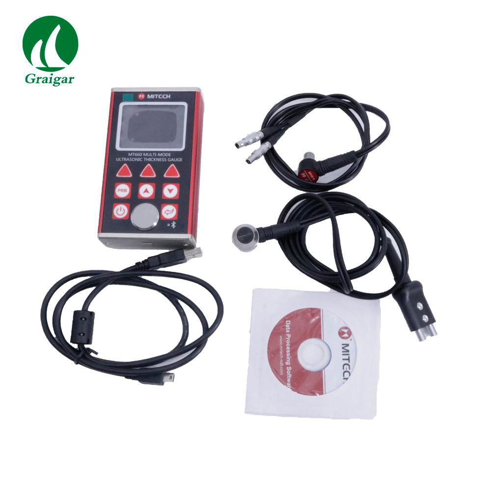 Digital Ultrasonic Thickness Gauge Meter MT660 with Multi-Model 5