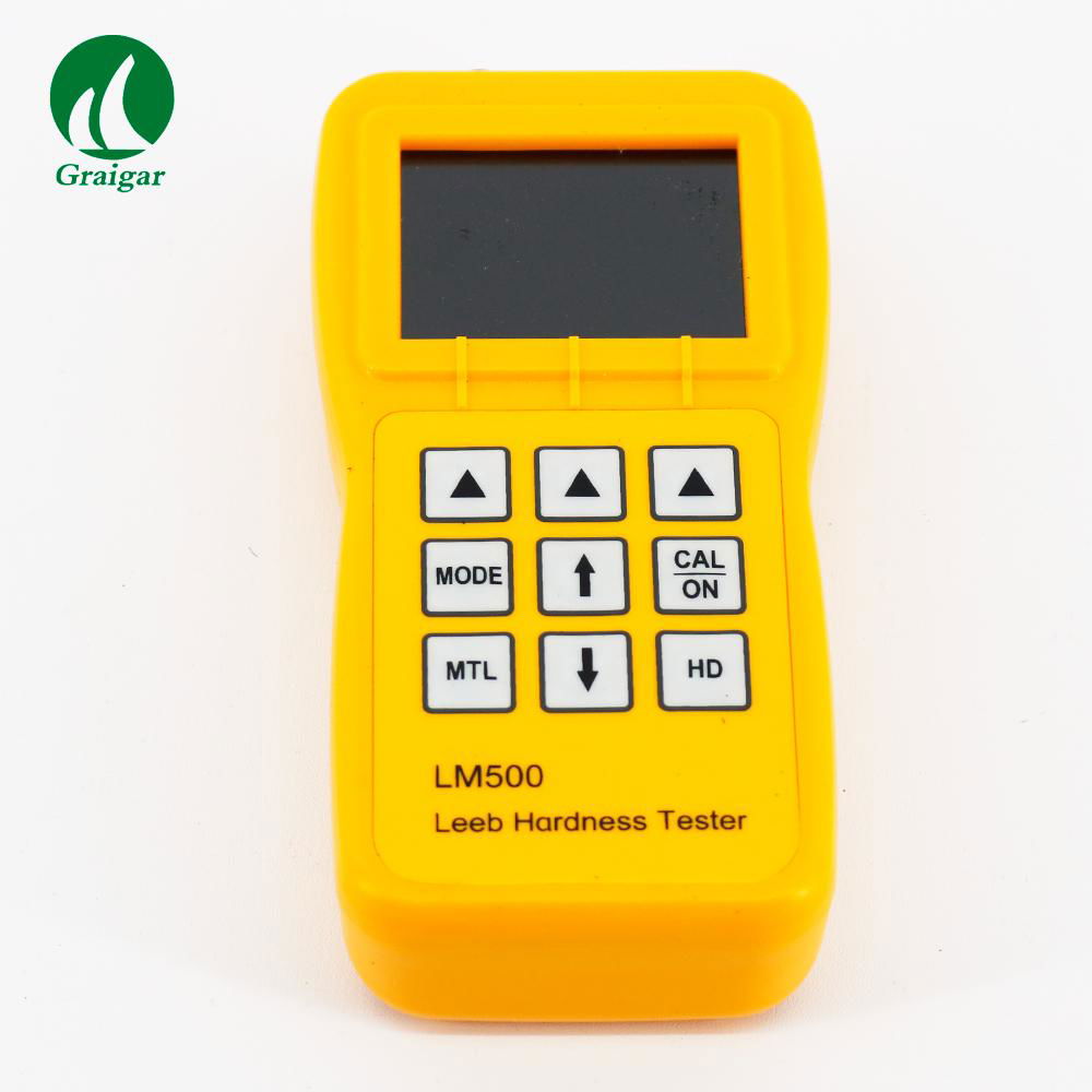 Portable durometer Leeb Meter Metal Hardness Tester LM500 with Color TFT Screen 2