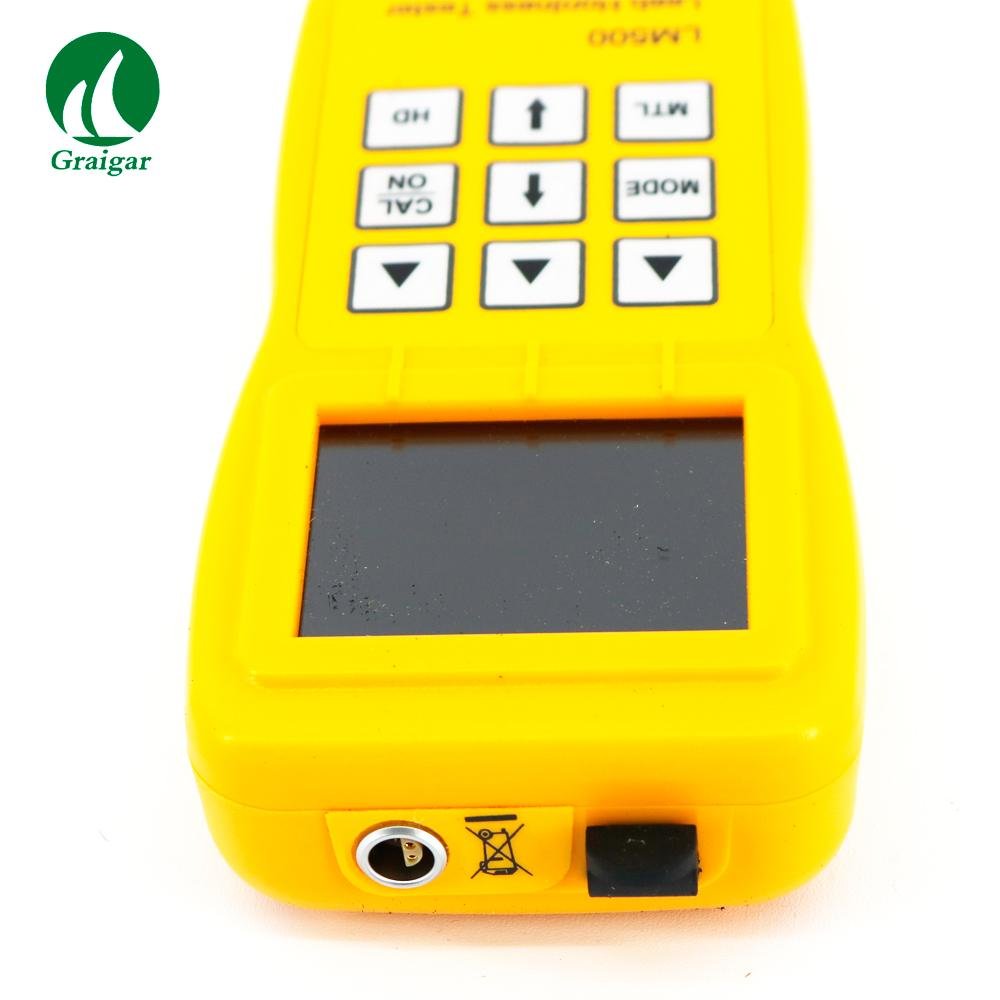 Portable durometer Leeb Meter Metal Hardness Tester LM500 with Color TFT Screen 4