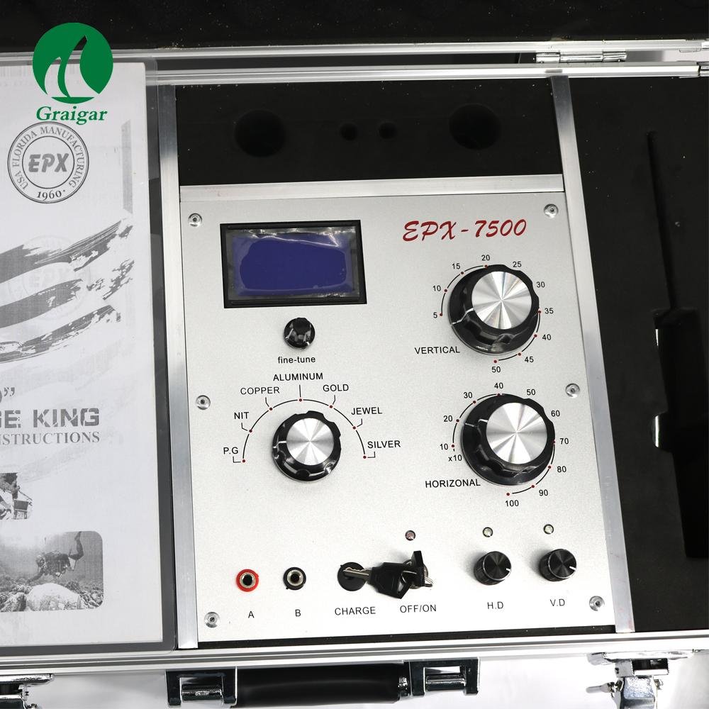 Underground Metal Detector EPX7500 Add Indicator Lights Utilizing function  5