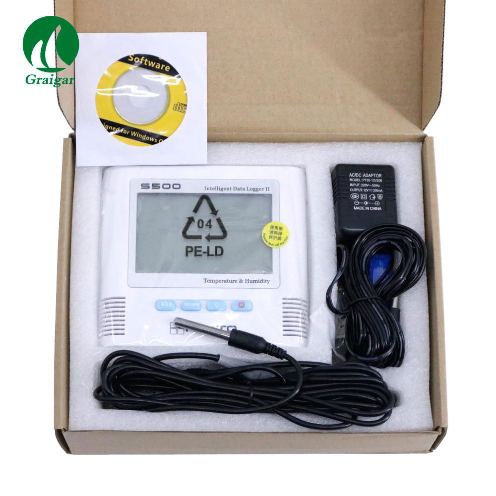 Huato S500-DT Temperature Monitor Recorder with Automatic Record Function 5