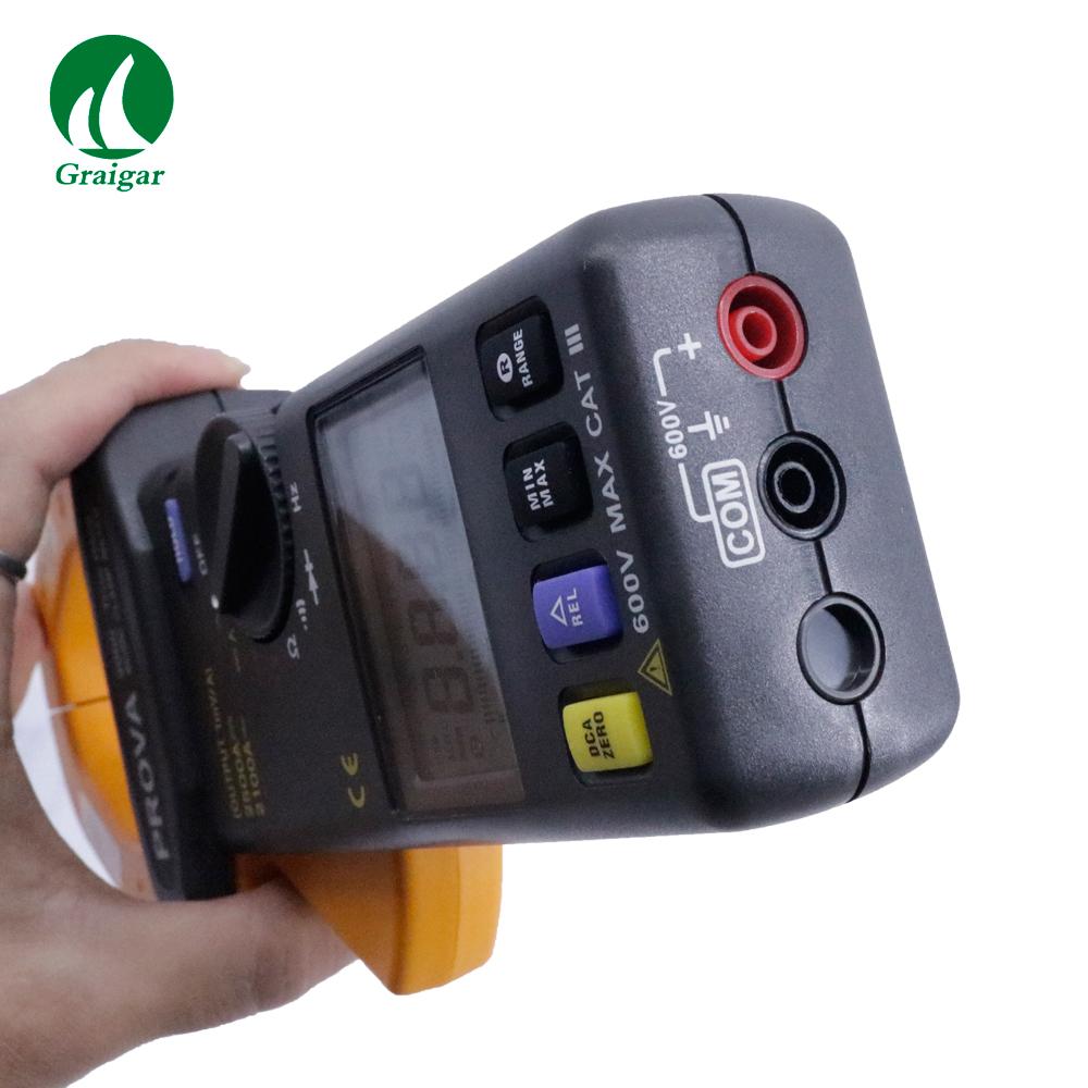 PROVA2000 Portable True RMS Digital AC Clamp Meter Power Harmonic Tester 14