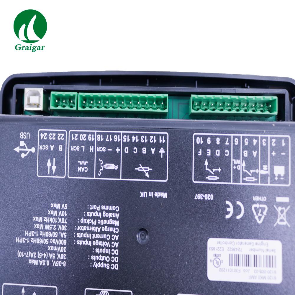 Deep Sea DSE6120 MKII Auto Mains (Utility) Failure Control Module for Diesel 4