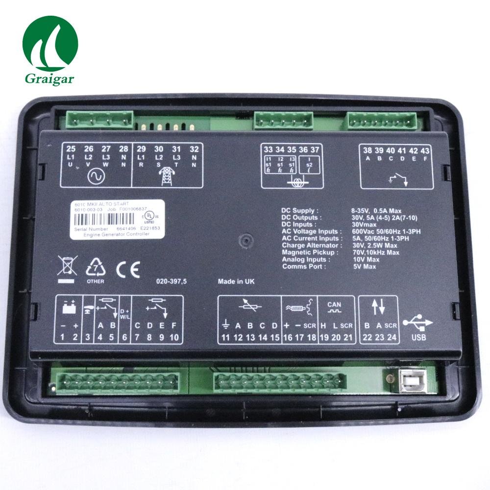 Original DSE6010MKII Auto Start Control Module for Single Diesel and Gas Gensets 5