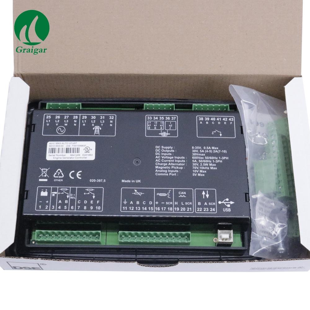 Original DSE6010MKII Auto Start Control Module for Single Diesel and Gas Gensets 9