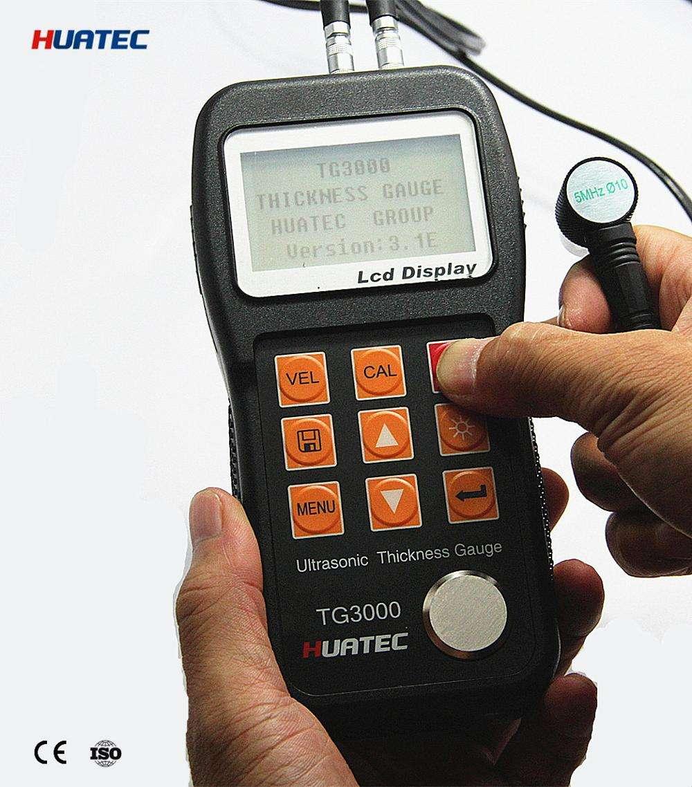 TG3000 Pulse Portable Pipe Wall Digital Ultrasonic Coating Thickness Meter Cauge 2