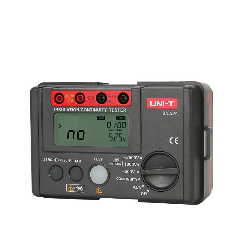 Megger meter UNI-T UT502A Digital Insulation Resistance Tester AC Voltage meter  4