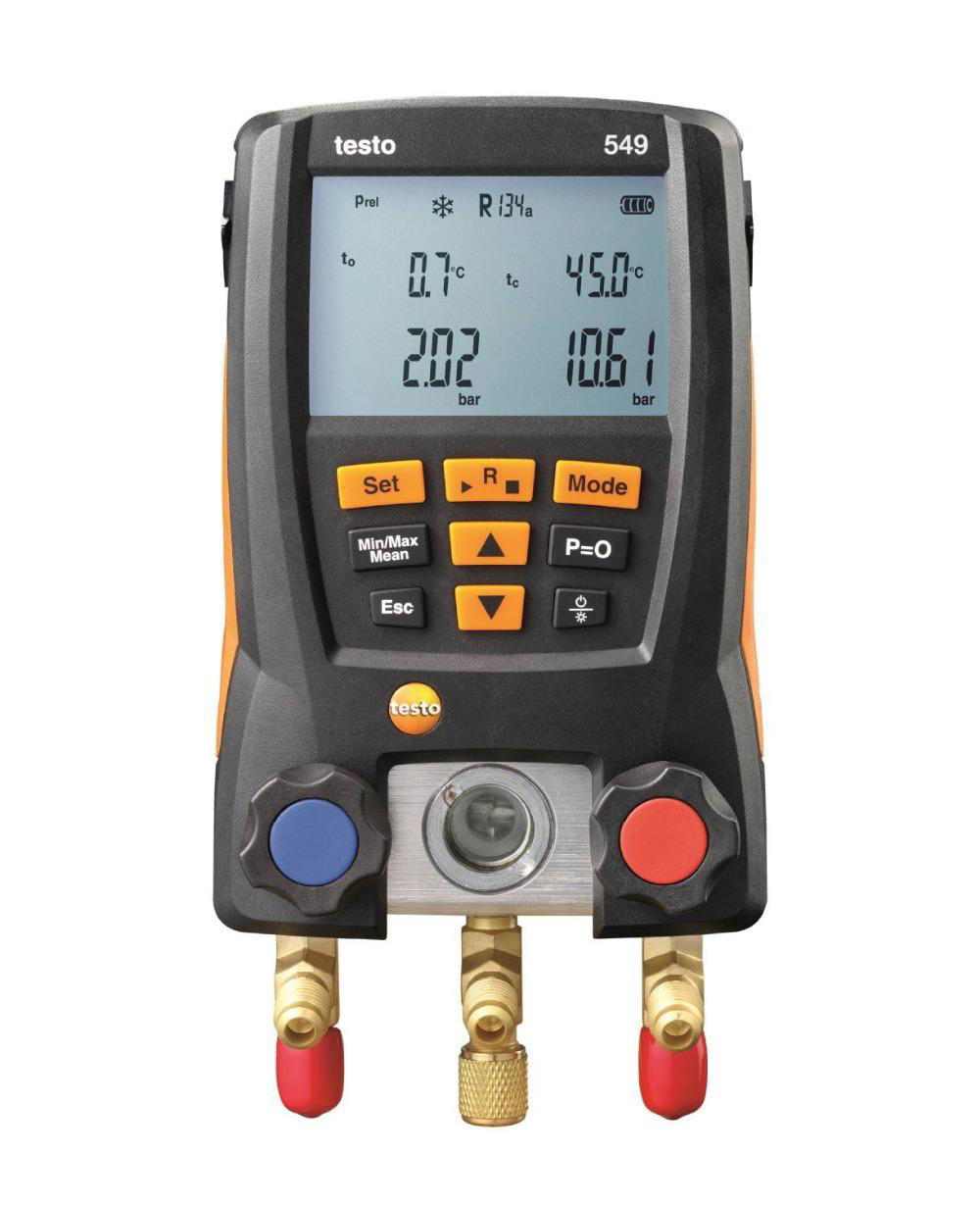 Testo 549 Digital Manifold Gauge 2 Valves System for HVAC 0560 0550