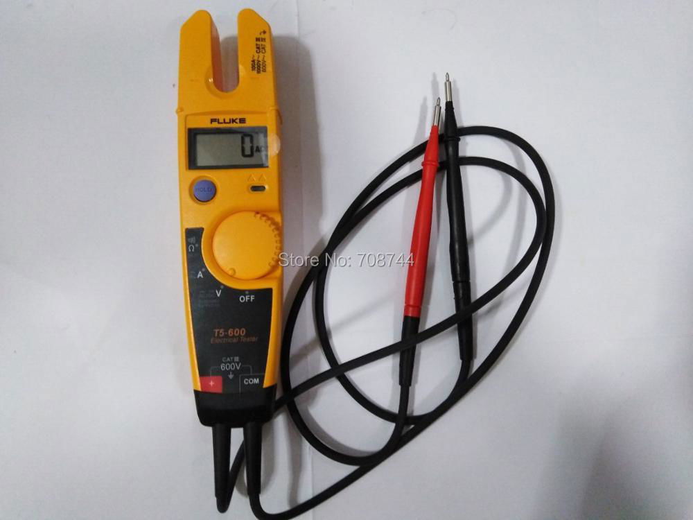 FLUKE T5-600 Clamp Meter Electrical Tester Current Check Voltage Continuity 3