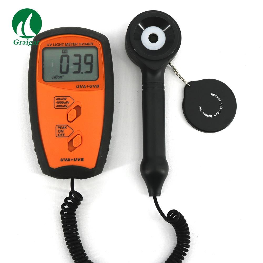 Digital UV Light Meter Handheld UVA UVB Intensity Measure Tester Luxmeter 6