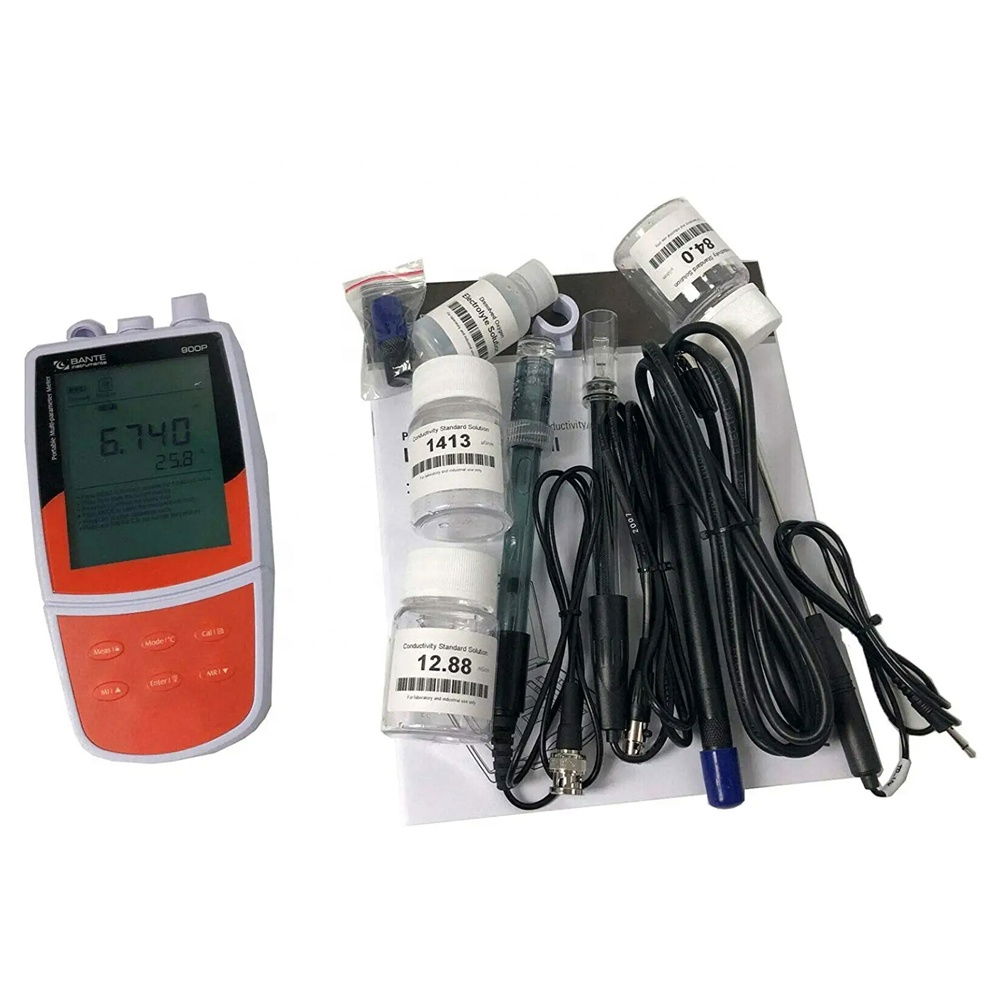 BANTE900P Portable Multi-parameter Water Quality Meter pH/Conductivity/Dissolved 2