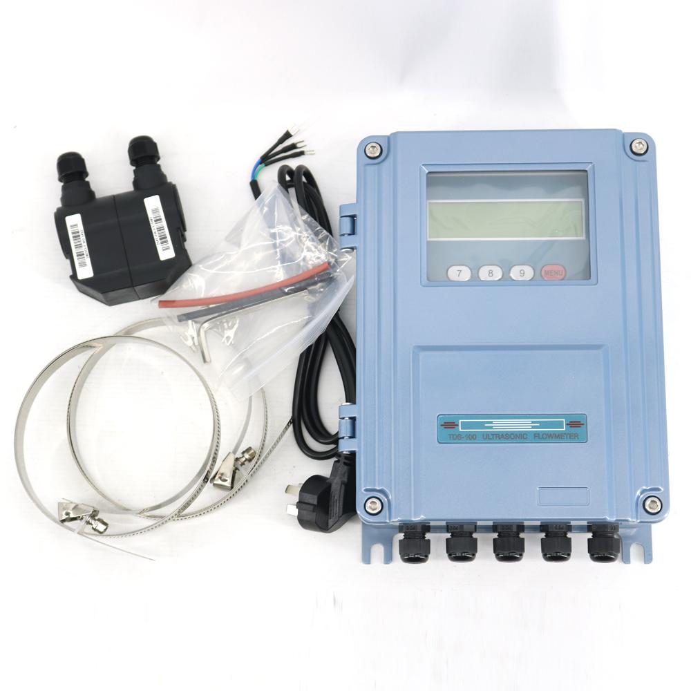 Fixed ultrasonic flow meter TDS-100F DN15-6000mm wall-mount digital flowmeter 8