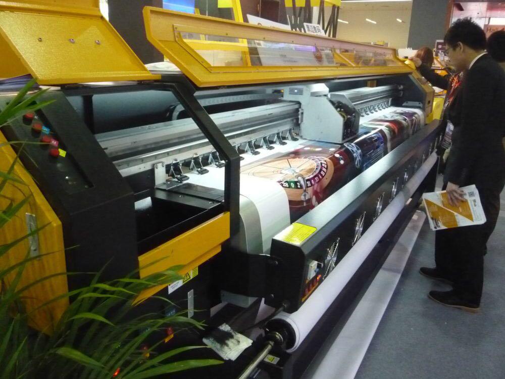 3.2m 10ft Knoica 512i Head Large Format  Solvent Printer Vinyl Printing Machine 2