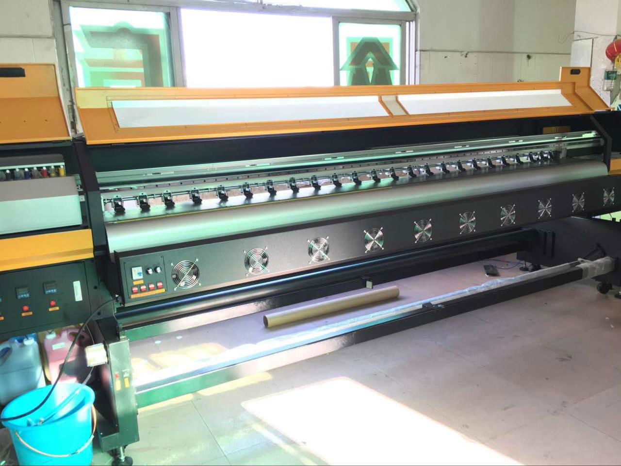 3.2m 10ft Knoica 512i Head Large Format  Solvent Printer Vinyl Printing Machine 5