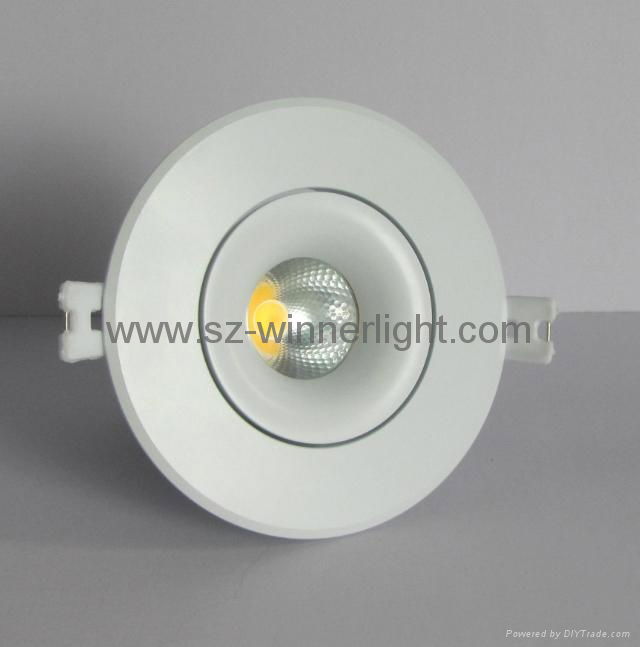 15W Rotatable cob downlights led  2