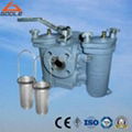 Duplex Strainer with Three Way Plug