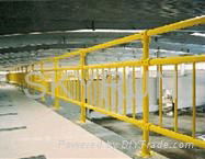 Pultruded glassfibre handrail and FRP isolation fencing 2