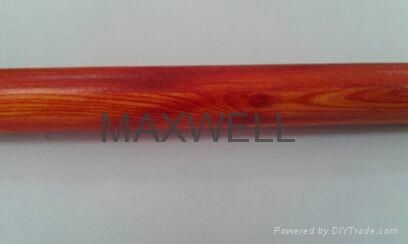 Pultruded fiberglass wood grain tube for tool handles