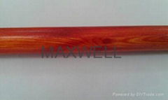 Pultruded fiberglass wood grain tube for tool handles