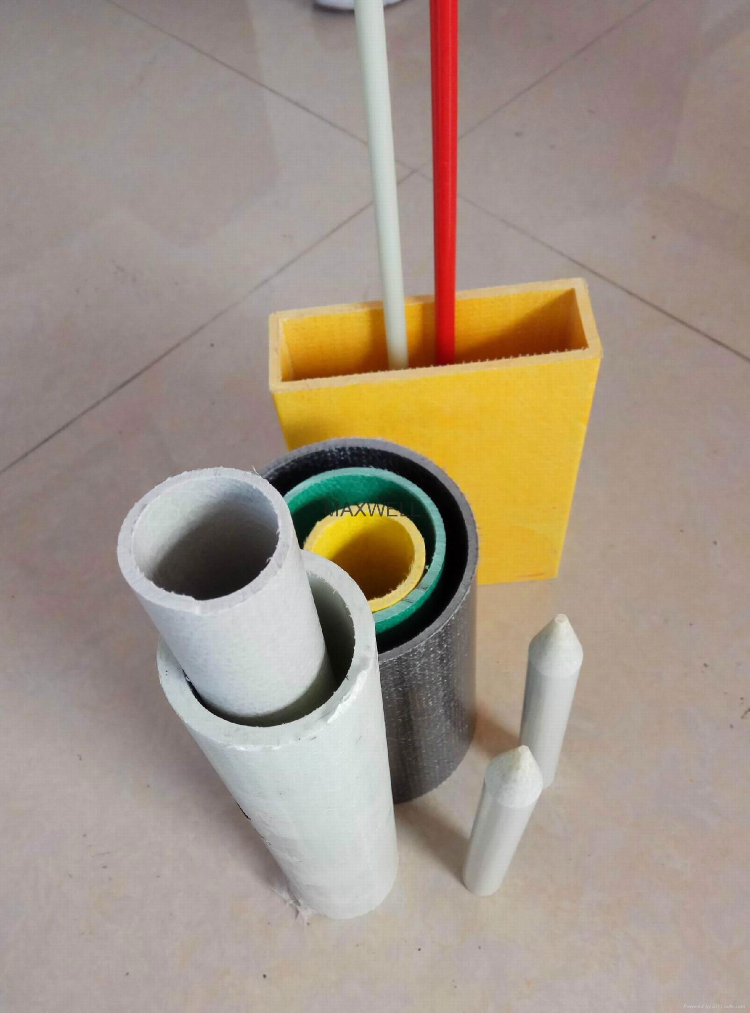 Pultruded fiberglass pipe and glassfibre reinforced tube 2