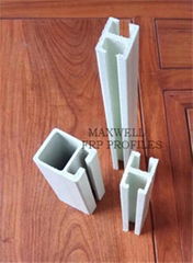 Pultruded glassfibre profiles and pultruded glassfibre tube