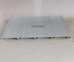 Pultruded fiberglass panel and FRP building panel