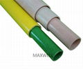 Fiberglass telescopic tube and FRP extension pole