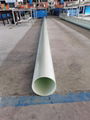 Pull-winding glassfibre tube and pull-winded fiberglass tube