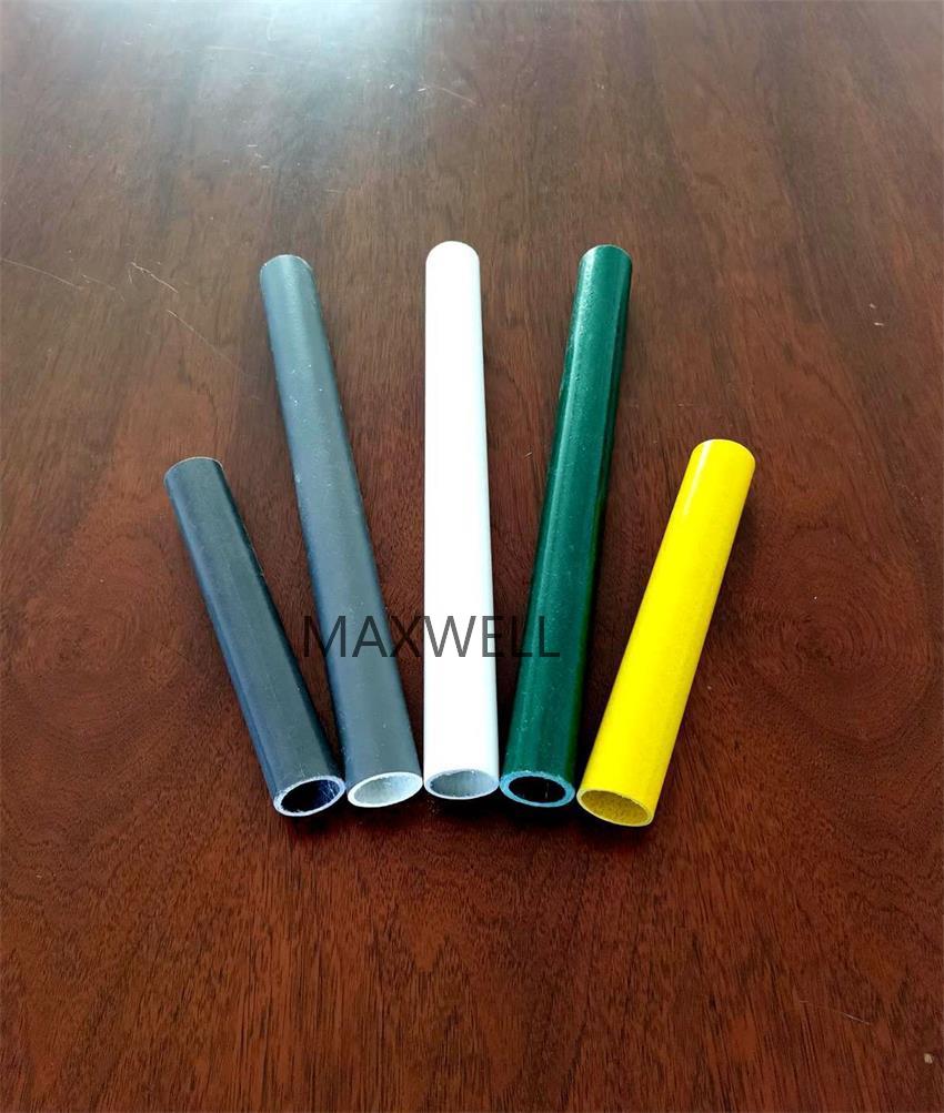 Pull-winding glassfibre tube and pull-winded fiberglass tube