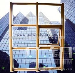 aluminum wood curtain wall 4