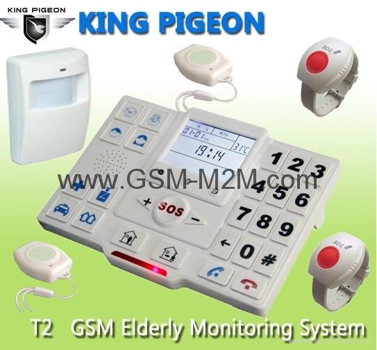  GSM 3G Senior blood pressure monitor personal  Alarm 3