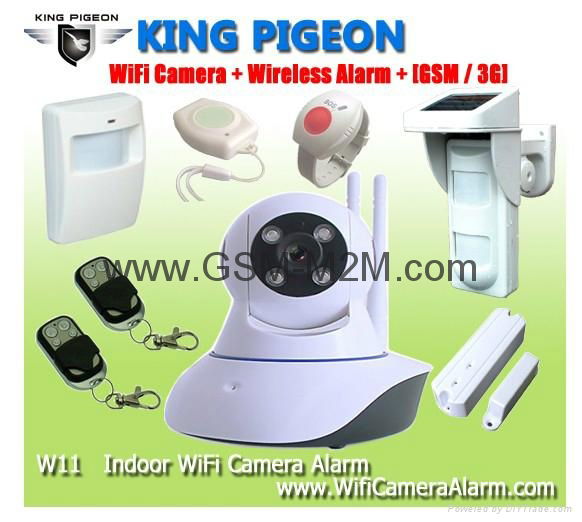 The most low price GSM  Alarm System with wifi camera  K9 5