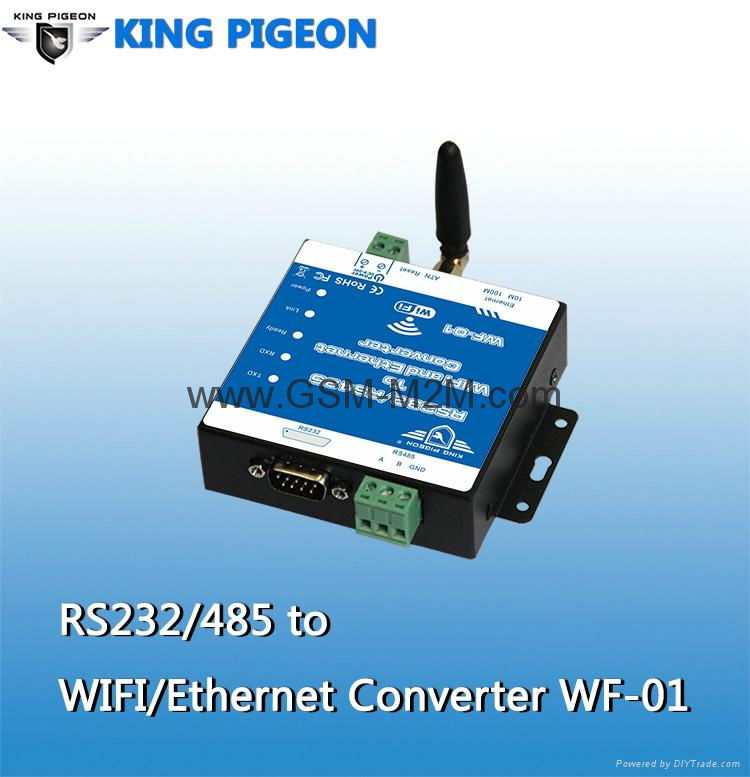 NEW WIFI TO RS232 / RS485/ RJ45 Ethernet Converter WF-01 5