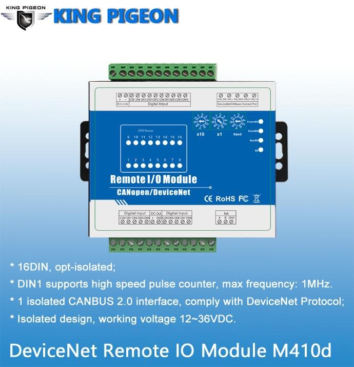 DeviceNet Remote IO Module (4DI+4DO+4AI+2AO) 5