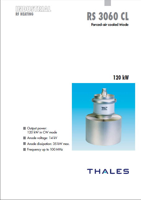 Water-cooled triode