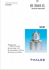 Water-cooled triode