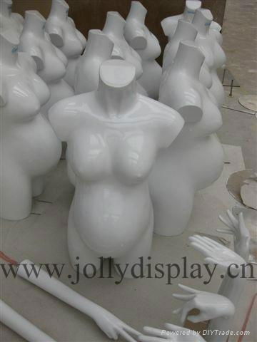 pregnant  mannequin torso