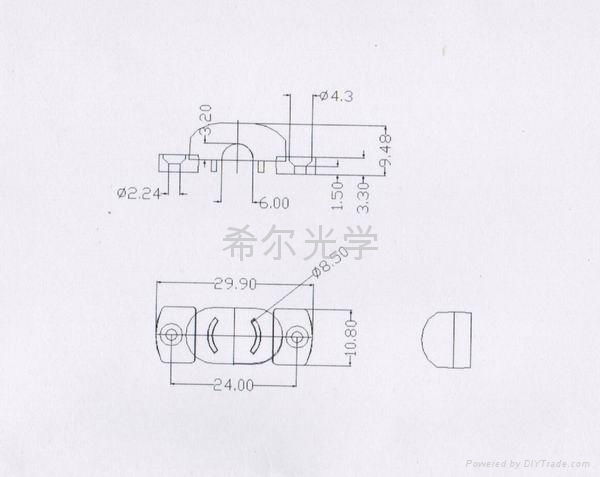 LED路燈透鏡-花生米A 2