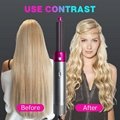 Hair Brush Flat Iron Hot Air Pick Electric Comb One Step Hair Dryer