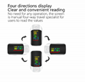 Oxygenator finger clip oximeter fingertip finger pulse oximeter TFT four color 