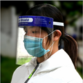 Anti fog, anti droplet, anti oil and anti splash transparent PET protective mask