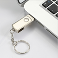 USB flash disk wholesale metal rotating